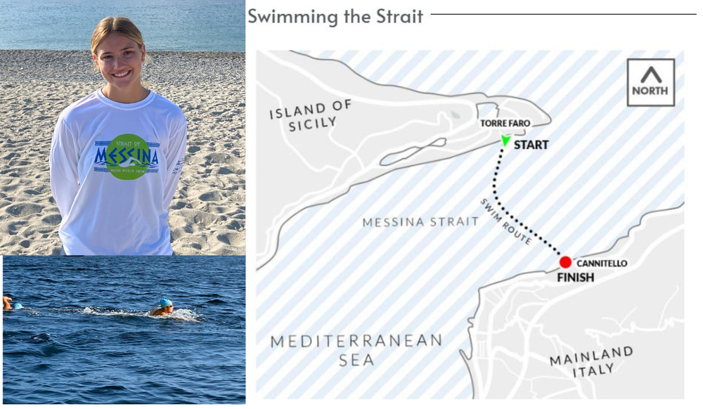Chloe Otten Swims the Messina Strait