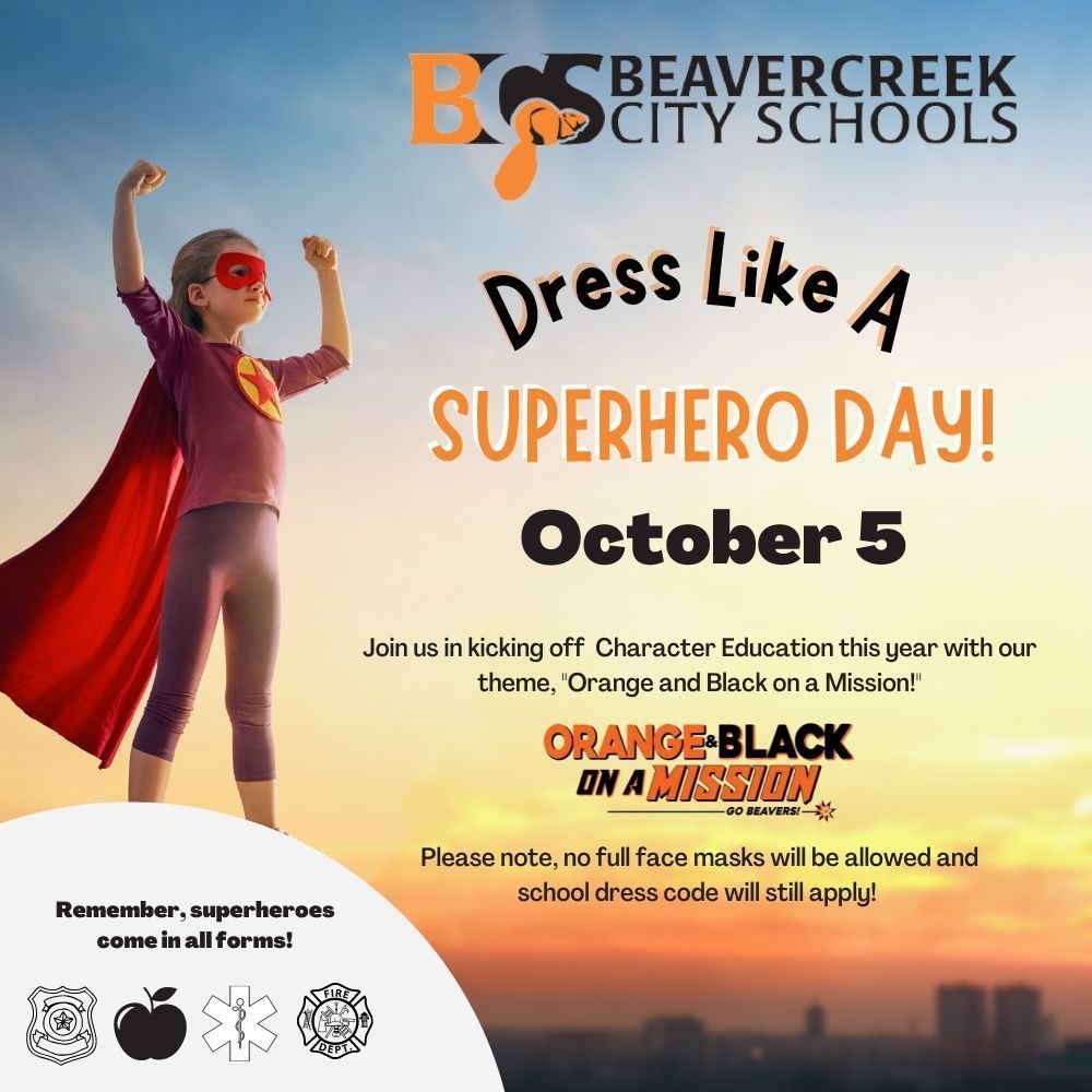 Dress Like A Superhero Day!