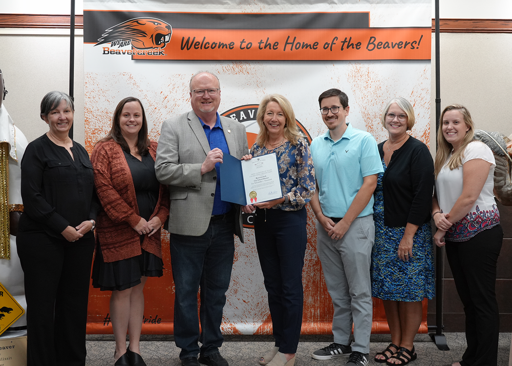 BCS Presented with Auditor of State Award with Distinction