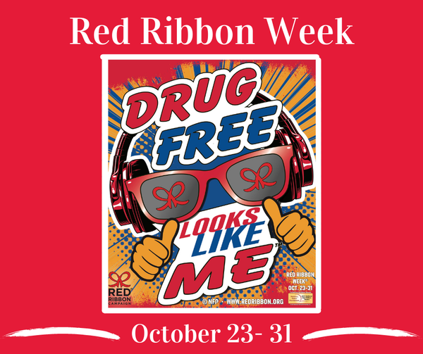 Drug Free looks like me flyer with dates October 23-31