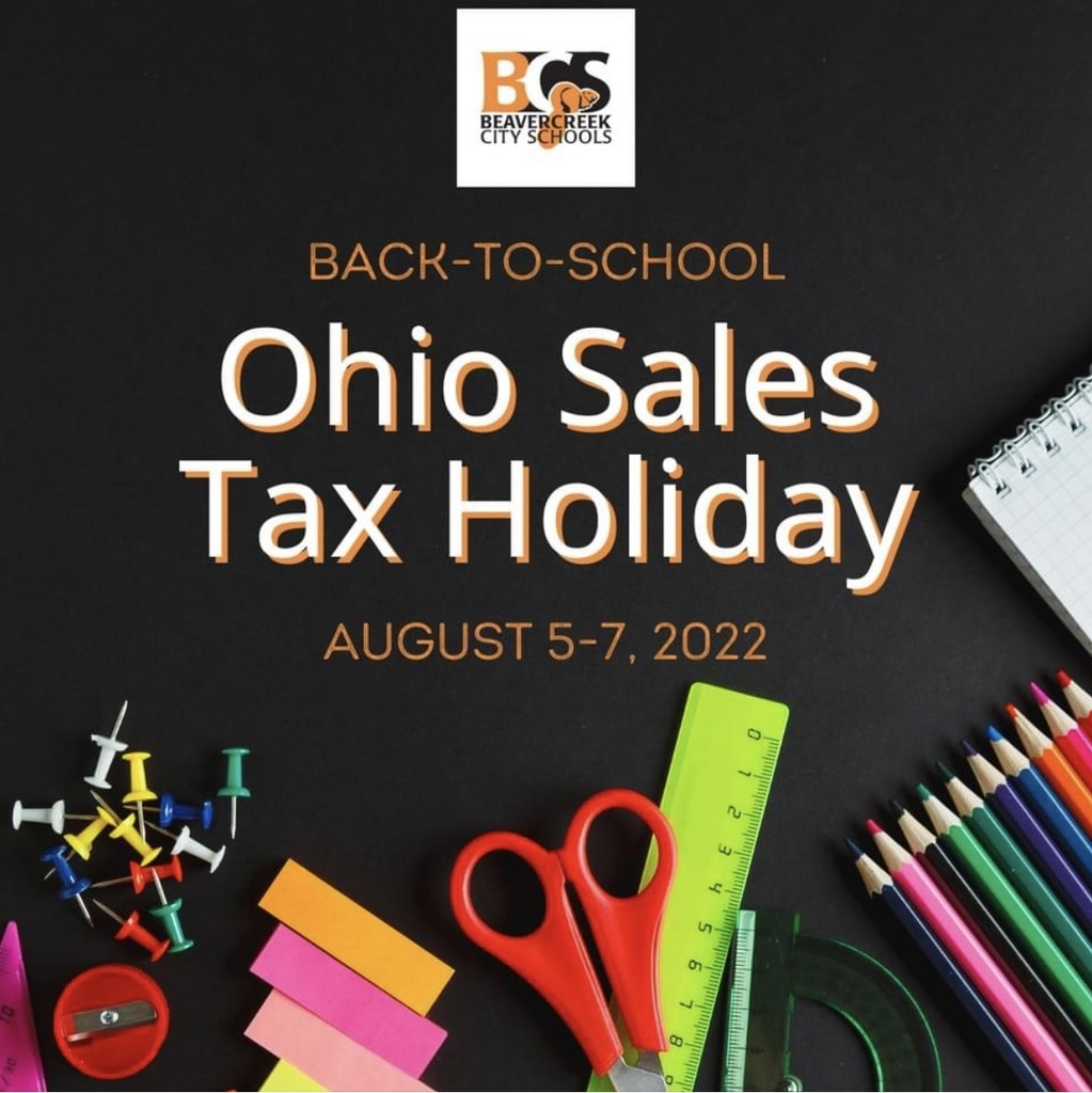 Ohio Sales Tax Holiday