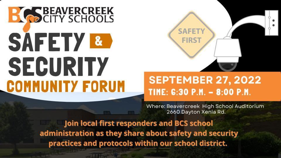 Safety and Security Community Forum