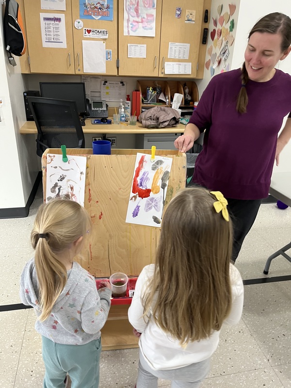 Parent Art Day Beavercreek Preschool Center
